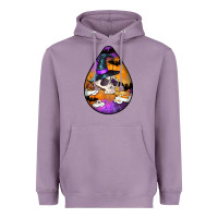 Lavender Hallowen Teardrop Heavyweight Hoodie - LillyAllenDesigns