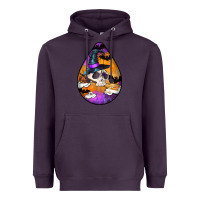 Plum Hallowen Teardrop Heavyweight Hoodie - LillyAllenDesigns