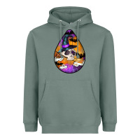Sage Hallowen Teardrop Heavyweight Hoodie - LillyAllenDesigns