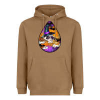Toasted Coconut Hallowen Teardrop Heavyweight Hoodie - LillyAllenDesigns