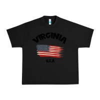 Black VIRGINIA U.S.A Urban Heavy Tee - Bettercallsaul