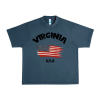 Midnight Navy VIRGINIA U.S.A Urban Heavy Tee - Bettercallsaul