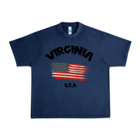 Navy VIRGINIA U.S.A Urban Heavy Tee - Bettercallsaul