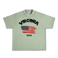 Oil Green VIRGINIA U.S.A Urban Heavy Tee - Bettercallsaul