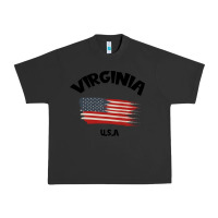 Pigment Black VIRGINIA U.S.A Urban Heavy Tee - Bettercallsaul