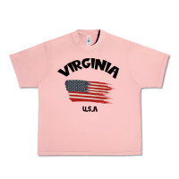 Salmon VIRGINIA U.S.A Urban Heavy Tee - Bettercallsaul
