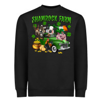 Black Shamrock farm Heavyweight Sweatshirt - CowGirlArtShop