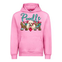 Fuchsia Pink poodle mom Urban Hoodie - Artiststas