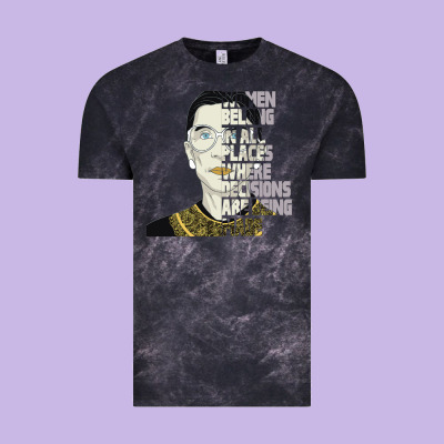Rbg Ruth Bader Ginsburg Women Belong In All Places Vintage Tee Designed By Bettercallsaul