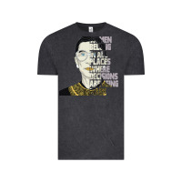 Vintage Black RBG Ruth Bader Ginsburg Women Belong In All Places Vintage Tee - Bettercallsaul