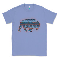 Colony Blue Bison Silhouette Blue Aztec Classic Tee - Bettercallsaul