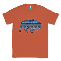 Copper Bison Silhouette Blue Aztec Classic Tee - Bettercallsaul