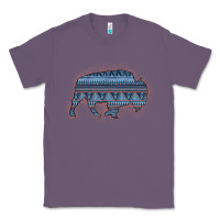 Lavender Bison Silhouette Blue Aztec Classic Tee - Bettercallsaul