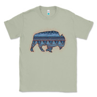 Matcha Bison Silhouette Blue Aztec Classic Tee - Bettercallsaul