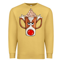 Antique Gold Coffee  Animal Premium Sweatshirt - CowhideDigitalArt