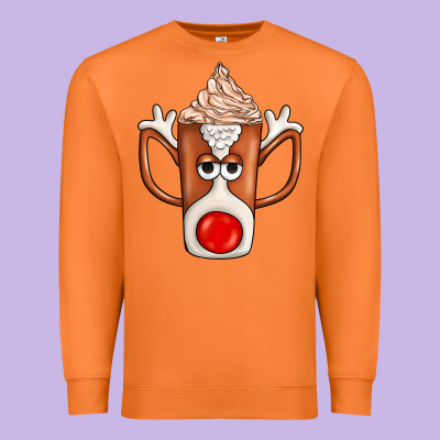 Coffee  Animal Premium Sweatshirt Designed By Cowhidedigitalart