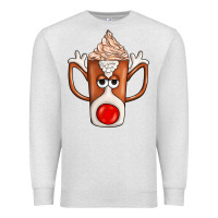 Oatmeal Heather Coffee  Animal Premium Sweatshirt - CowhideDigitalArt