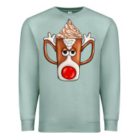 Seafoam Coffee  Animal Premium Sweatshirt - CowhideDigitalArt