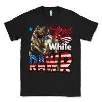 Black Red White Rawr Dinosaur T-Rex Classic Tee - LillyAllenDesigns