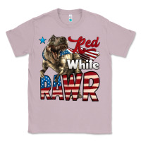 Lilac Red White Rawr Dinosaur T-Rex Classic Tee - LillyAllenDesigns