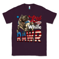 Plum Red White Rawr Dinosaur T-Rex Classic Tee - LillyAllenDesigns