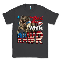 Smoke Red White Rawr Dinosaur T-Rex Classic Tee - LillyAllenDesigns