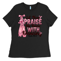 Black let them praise his name with dancing Ladies Tee - NancyCooperArtShop