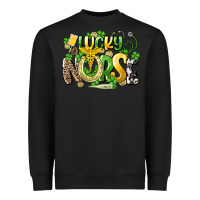 Black lucky nurse St. Patrick's Heavyweight Sweatshirt - HowdyJamesFarm