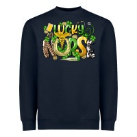 Navy lucky nurse St. Patrick's Heavyweight Sweatshirt - HowdyJamesFarm