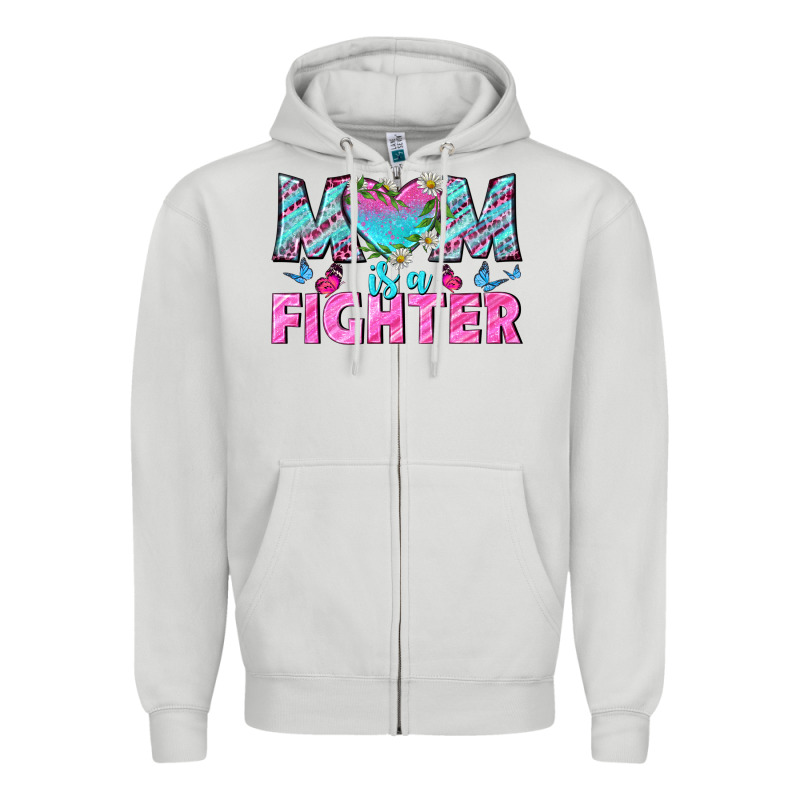 Western Mom Is A Fighter Zipper Hoodie by BundleAndBundleShop | Teevron