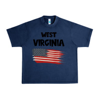 Navy WEST VIRGINIA Urban Heavy Tee - Bettercallsaul