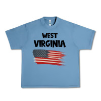 Pebble Blue WEST VIRGINIA Urban Heavy Tee - Bettercallsaul