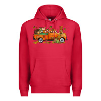 Cardinal thanksgiving truck with gnome bbs Premium Hoodie - BundleAndBundleShop