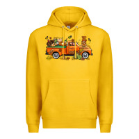 Lemon thanksgiving truck with gnome bbs Premium Hoodie - BundleAndBundleShop