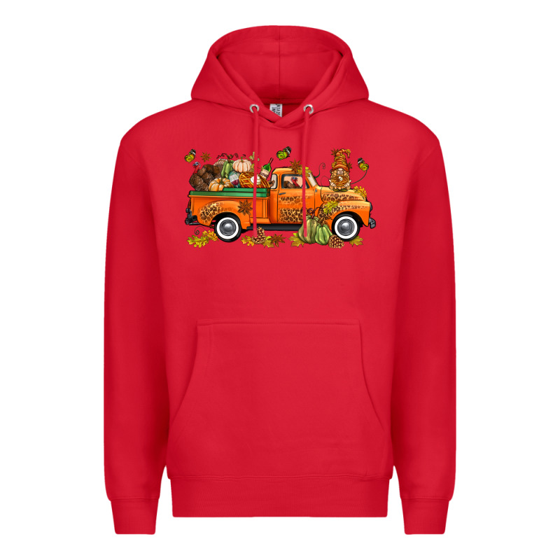 Thanksgiving Truck With Gnome Bbs Premium Hoodie by BundleAndBundleShop | Teevron