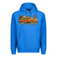 True Royal thanksgiving truck with gnome bbs Premium Hoodie - BundleAndBundleShop