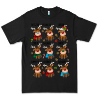 Black christmas reindeers Premium Tee - MaliasSmallBusiness