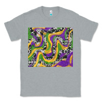 Heather Grey mardi gras cowhide Classic Tee - RanaPortraitStore