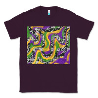 Plum mardi gras cowhide Classic Tee - RanaPortraitStore