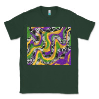 Sports Green mardi gras cowhide Classic Tee - RanaPortraitStore