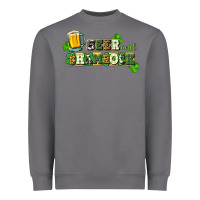 Storm Beer and shamrock Heavyweight Sweatshirt - CowGirlArtShop