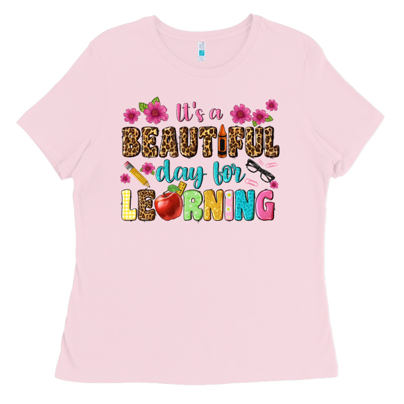Its A Beautiful Day For Learning Ladies Tee by NancyCooperArtShop | Teevron