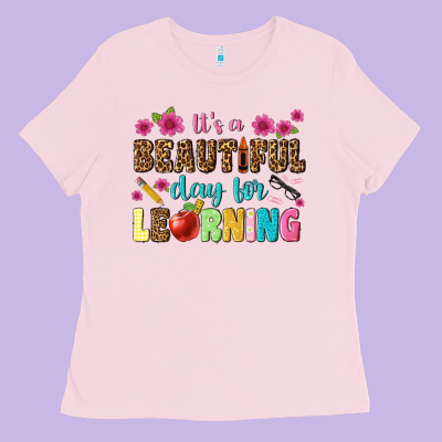 Its A Beautiful Day For Learning Ladies Tee Designed By Nancycooperartshop