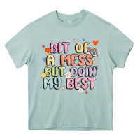 Arona bit of a mess but doin' my best Heavy Core Tee - MaliasSmallBusiness