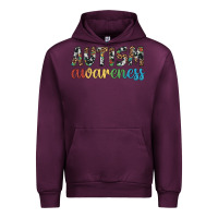 Mauve Wine autism awareness Urban Hoodie - Artiststas