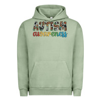 Pigment Oil Green autism awareness Urban Hoodie - Artiststas