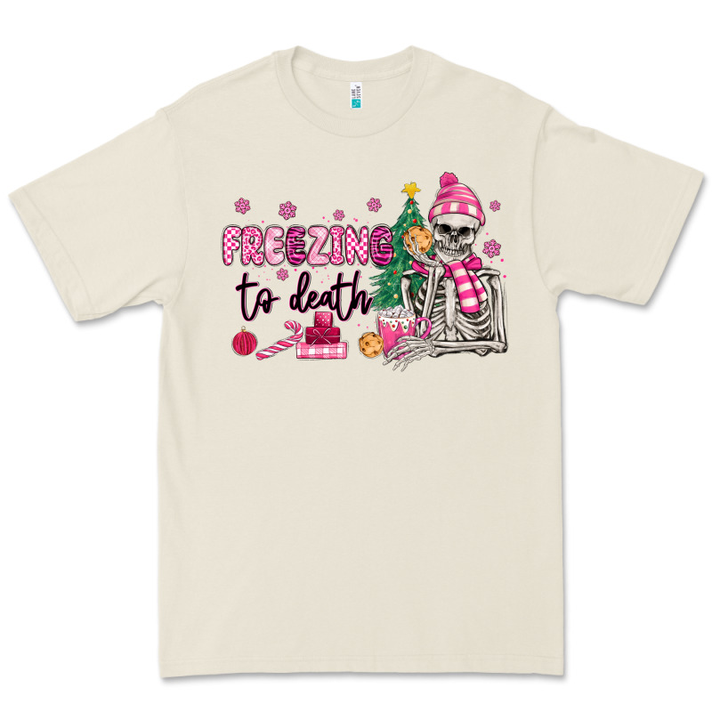 Freezing To Death Skeleton Premium Tee by MaliasSmallBusiness | Teevron