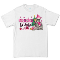 White freezing to death skeleton Premium Tee - MaliasSmallBusiness