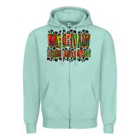 Seafoam merry christmas Zipper Hoodie - FaDigitalArtStudio