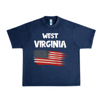 Navy WEST VIRGINIA Urban Heavy Tee - Bettercallsaul